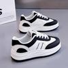 Simple mesh splicing breathable college style women's Korean version ins white shoes versatile casual shoes board shoes women