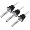 10Pcs Liquor Pourer Stainless Steel Wine Pourer Stopper Bar Tool for Bar Home RestaurantsStainless Steel Color Capless