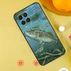 Bass Fishing Lake Fisherman Case For Samsung Galaxy M15 M35 M55 M11 M14 M34 M54 M31 M13 M53 M51 M12 M32 M52 M16 M36 M56
