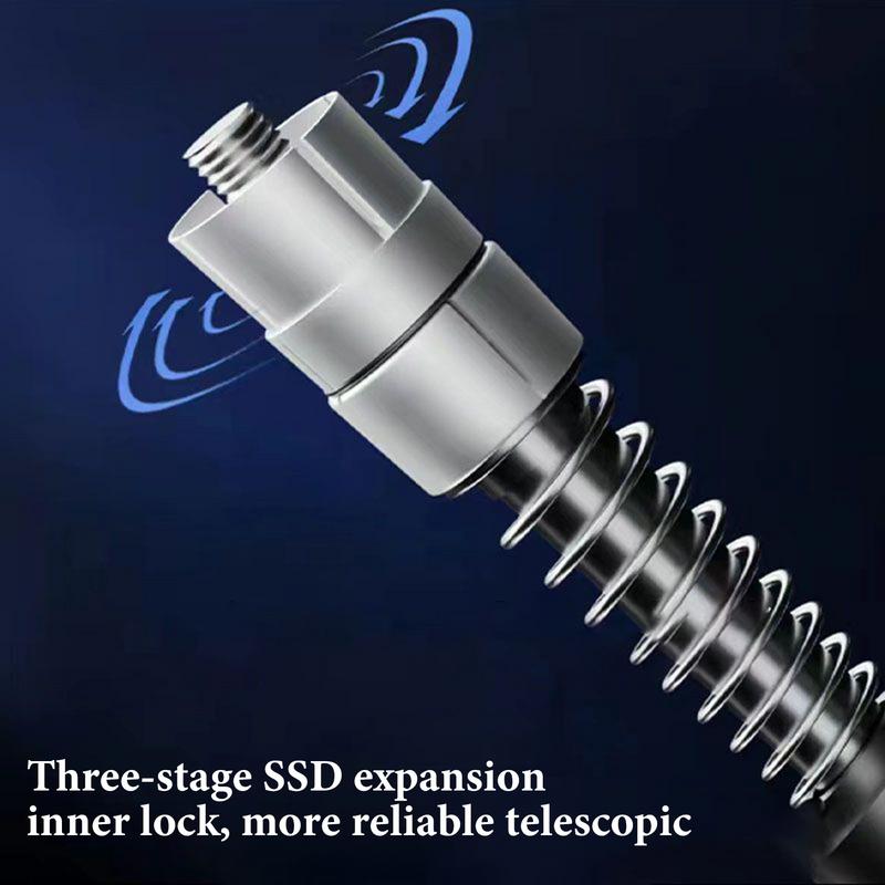 Outdoor Folding Trekkings Pole Portable Walking Hiking Telescopic Stick Lightweight Camping Climbing Trekking Stick Sports Acces
