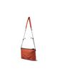 Worthwhile Movement Pleated Sacoche Bag (Orange)