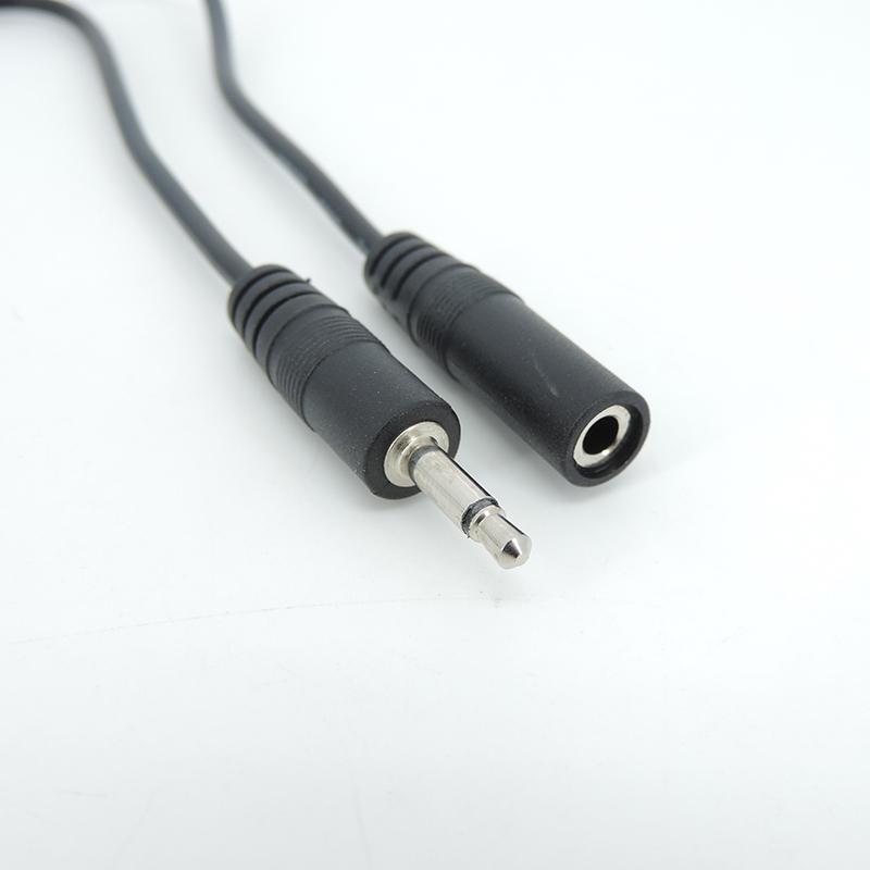 1M 3,5 MM Audio 2-polig 2-adrig Stecker Buchse Verlängerungskabel Aux-Anschluss DIY Reparatur 3,5 mm Monodrähte DIY Audio