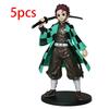 Anime Demon Slayer Kimetsu no Yaiba Figur Kamado Tanjirou Actionfigur Agatsuma Zenitsu Nezuko Krieger PVC Modell Spielzeug