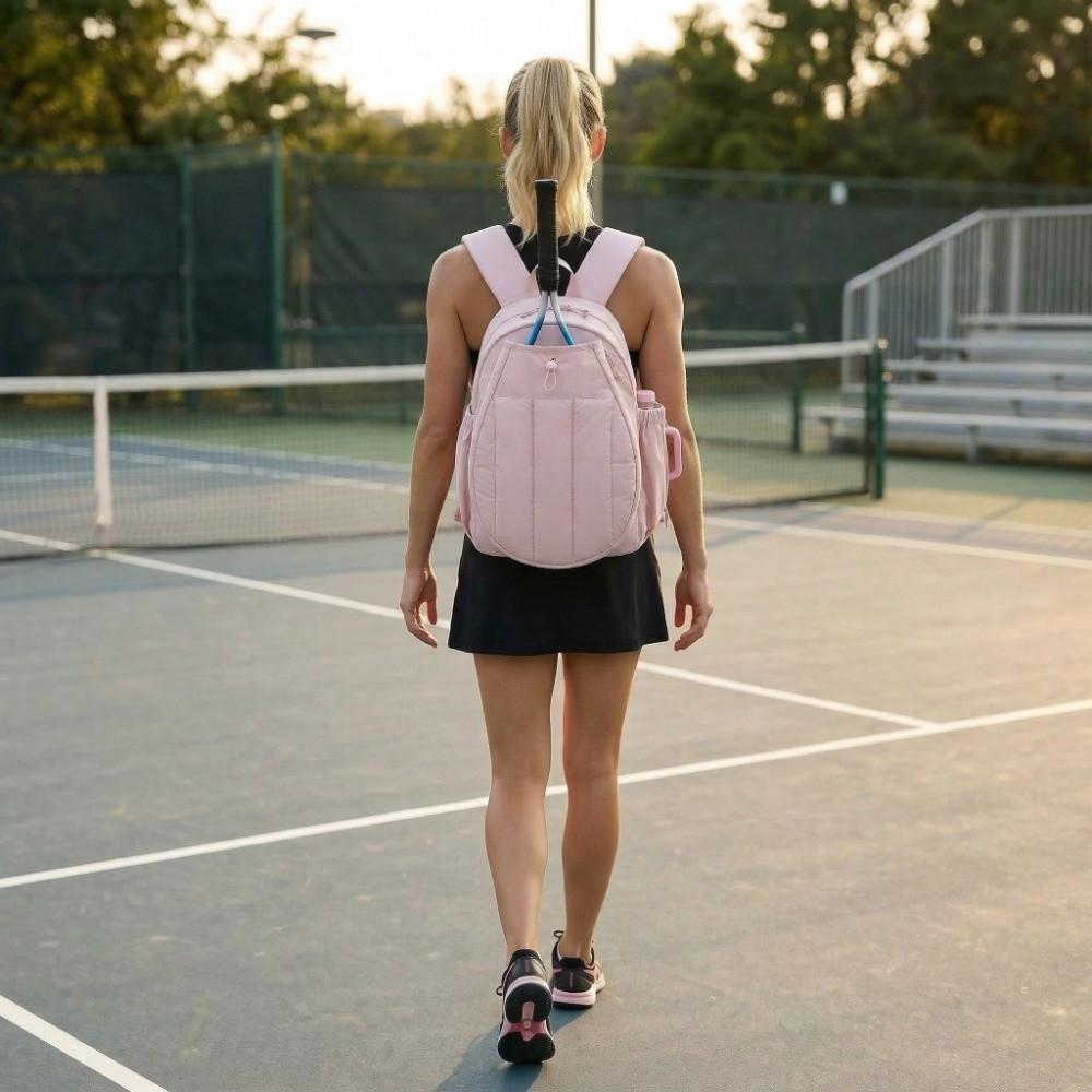 Zaino da Tennis 20L Borsa Regolabile per Racchette da Pickleball Custodia Resistente per Racchette da Pickleball Uso Palestra