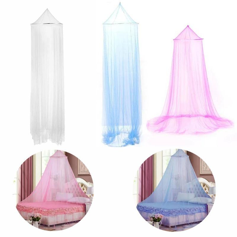 Hanging Mosquito Net Princess Dome Foldable Bed Cover Hanging Fly Proof Net Protective Bed Tent Floor Mosquito Net Bed Tent