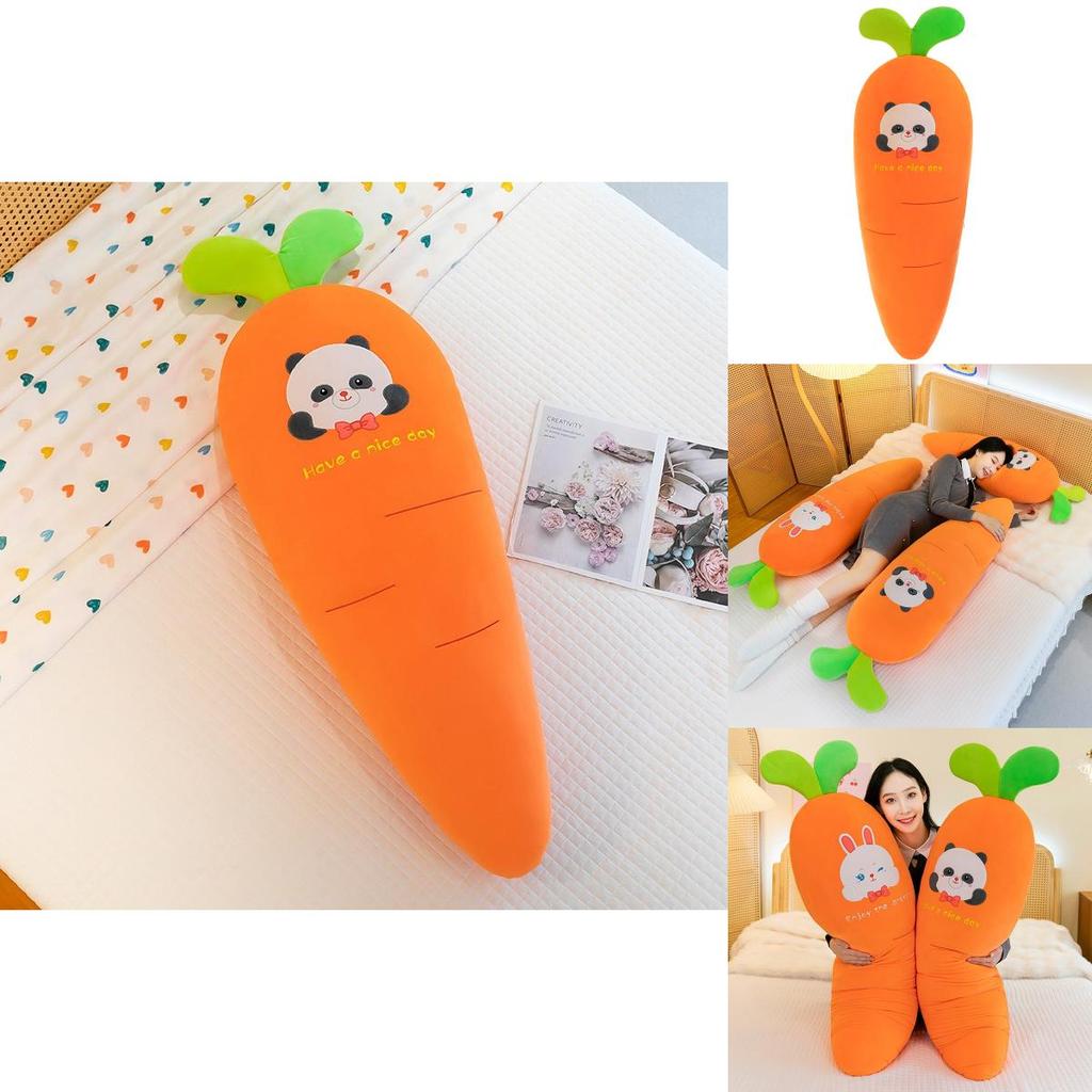 Cute Carrot Plush Toy For Girls Sleeping And Relaxing