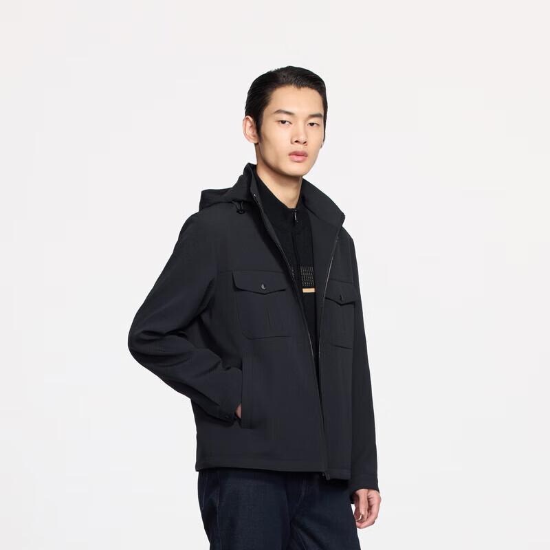 

Мужская осенне-зимняя деловая куртка с капюшоном K-Boxing HKDE3277 2XL