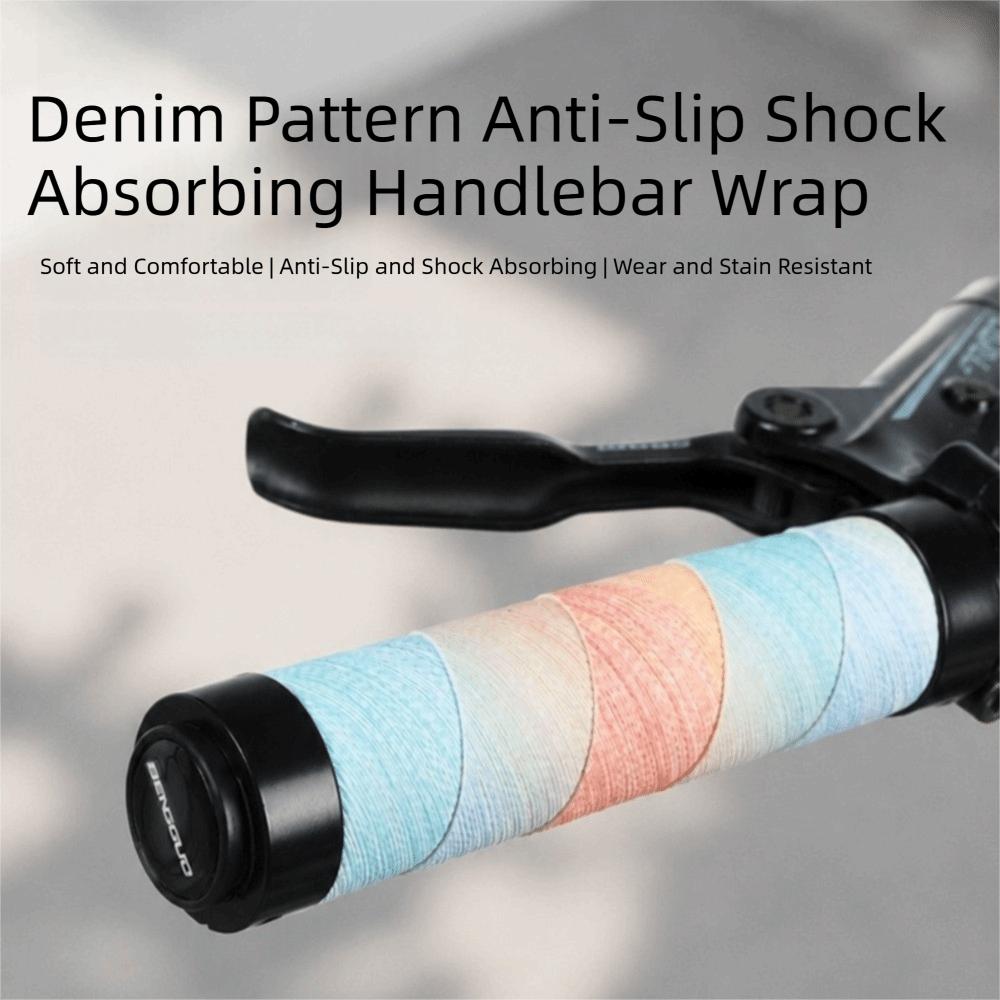 Non Slip Bike Handlebar Grips Shock Absorbing Bike Locking End Plugs Mountain Bike