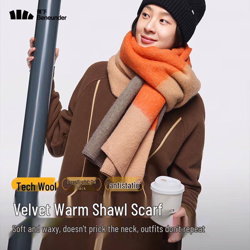 

Beneunder Women s Wool Blend Winter Scarf & Shawl