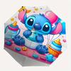 Stitch,Cute Automatic folding umbrella, 8 ribs portable foldable design, best choice for business and going out, birthday, Halloween, Christ