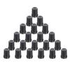 Uxcell Shaft Hole Fit Knobs for Guitar Potentiometer Controls for Volume and Tone Chrome Parts 20-Pack 6mm/0.24" Knobs, Push-On Amps, Controls,