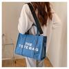 Stylish Tote Bag New Lettering Handbag Large-Capacity Canvas Crossbody Bag CLE