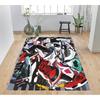 Tenisky Oblastní koberec Cool Basketbalové boty Koberec Sportovní boty Podložka na podlahu Koberec Obývací pokoj Herna Ložnice Kolej Vstup Dekorativní