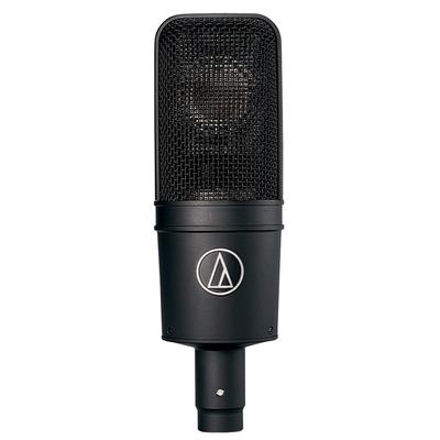 Audio-Technica AT4040 Kondenzátorový mikrofon XLR 1palcová membrána s velkým průměrem, DC bias, jednosměrný 80Hz low-cut filtr, přepínač 10dB pad