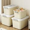 Xingyou Storage Box Storage Household Clothes Thickened Plastic Storage Extra Large Finishing Box Clothing Storage Box with Lid