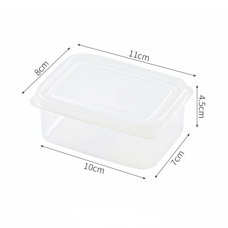 Transparente Lebensmittelaufbewahrungsbox Küche Versiegelte Aufbewahrungsbox Kühlschrank Gefrorenes Fleisch Gemüse Frischhaltebehälter