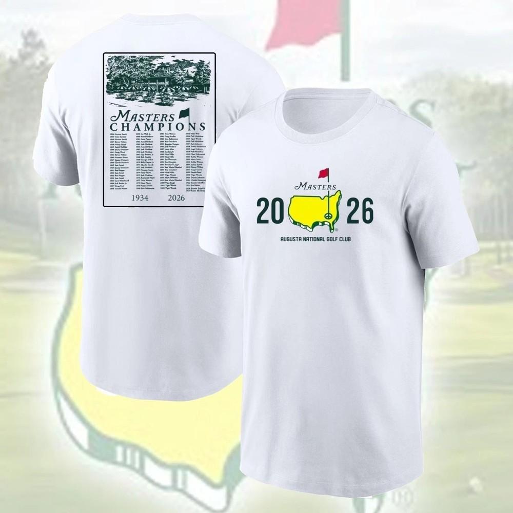 NEW The Masters 2026 Augusta National Golf Club Tournament Tshirt Unisex T-Shirt XXXL