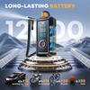 Portable Cordless Air Compressor For Car Tires - Auto Electric Air Pump Fast Inflation For Bicycle, Motorcycle, 150Psi