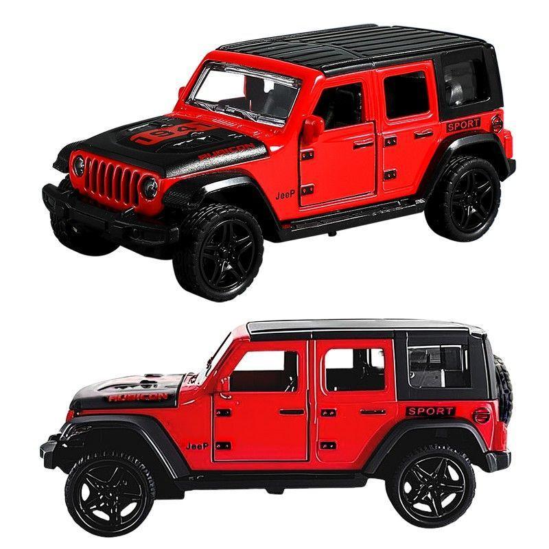 

1:36 Jeeps Wrangler Rubicon Alloy Car Model Diecasts Metal Off-road Vehicles Car Model High Simulation Collection Kids Toys Gift