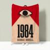 Novel 1-Nineteen Eighty-Four Throw Lightweight 240g Flannel Blanket Soft Skin-friendly for Summer Cooling