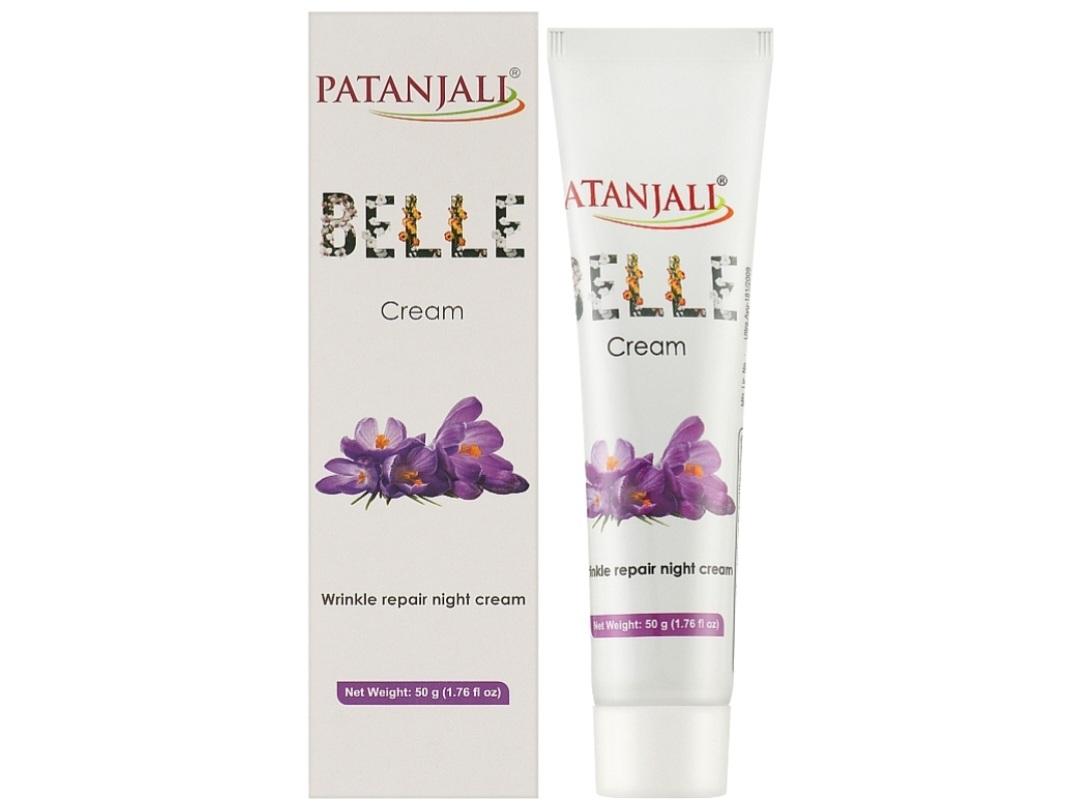 

Аюрведичний нічний крем для обличчя проти зморшок Belle Patanjali