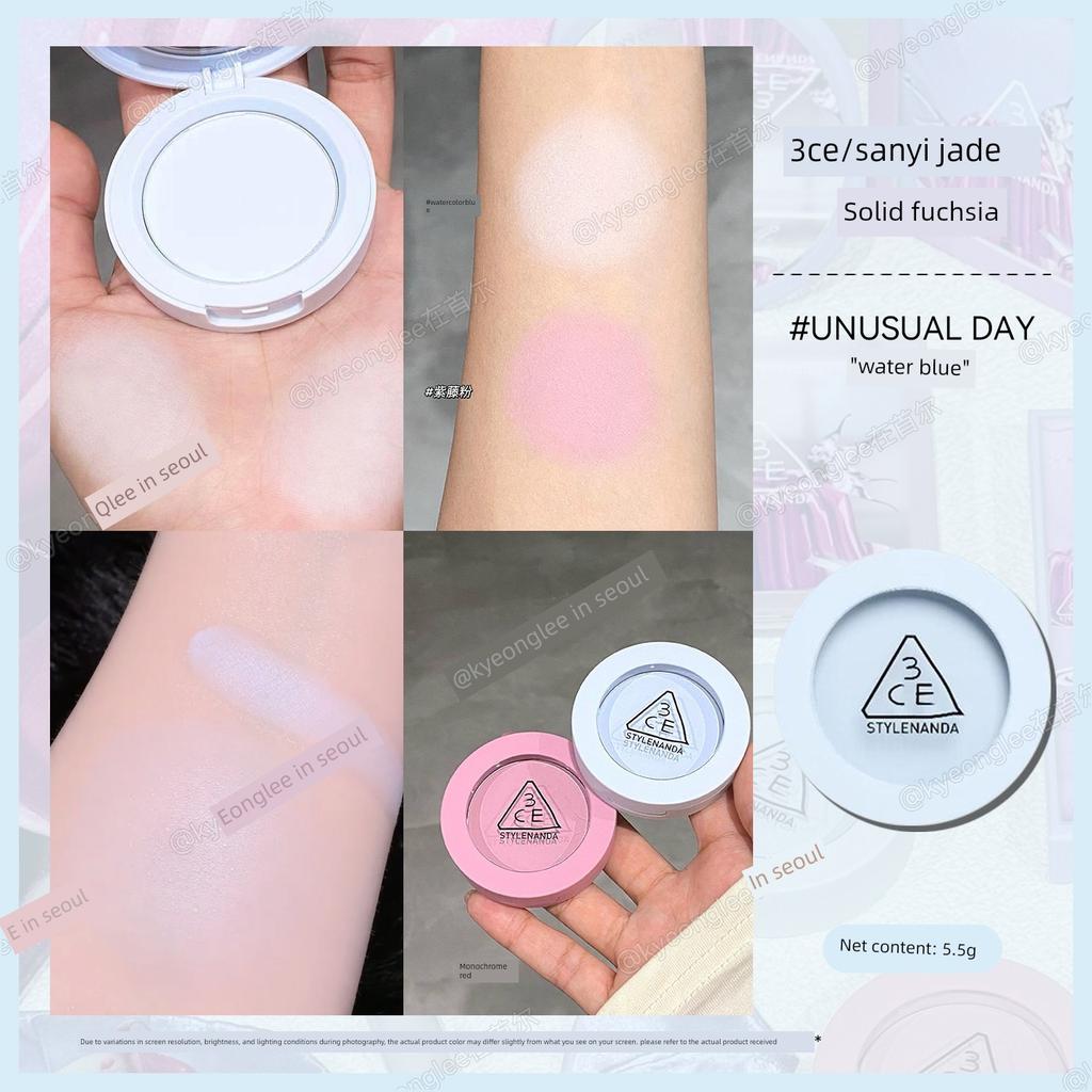3Ce Single Color Blush in Orange Dangerouspeach Peach Orange Sandstone Expansion and Contraction Color Atmosphere New Product Korea