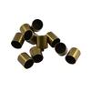10pcs 10mm Brass End Cap Leather Kumihimo Rattail Cord Jewelry Making Bronze