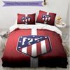 3pcs Duvet Cover Set (1*Duvet Cover + 2*Pillowcase, Without Core), football club Print Soft All‑Season Bedding Set, Home Bedroom Decor Gift