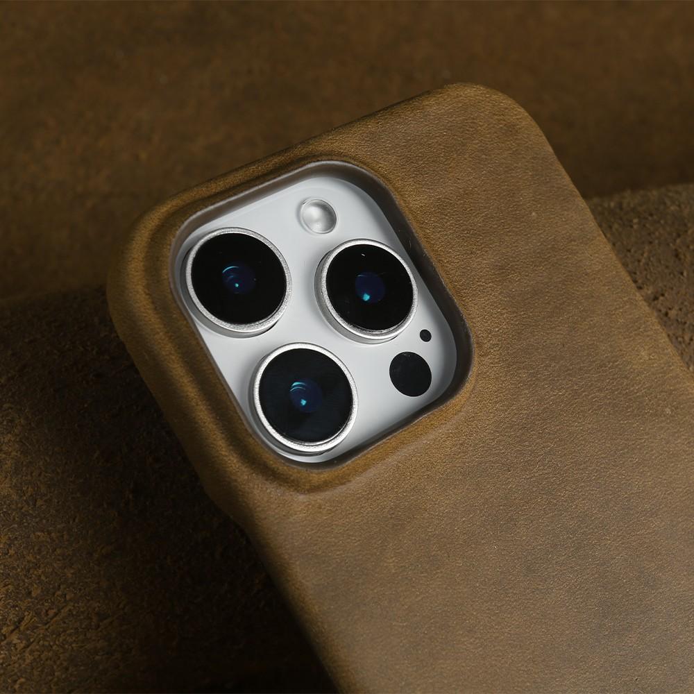 Classic Durable Crazy House Pattern Genuine Leather Phone Case For Iphone 16 Pro Max Cases 15pro 14 13 11 Vintage Back Cover