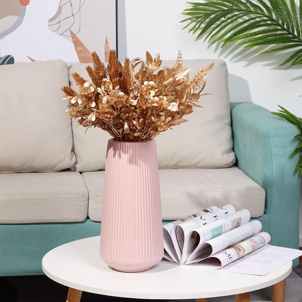 Faux Plant Simulation Flower Gift Box Adornment Artificial Plant Gold Silver Simulation Leaf Christmas Artificial Flower