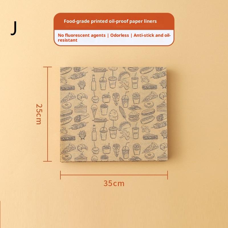 100 Adet Yağ Geçirmez Pişirme Gıda Ambalajı Wax Kağıt Burger Patates Kızartması Sarma Yağlı Kağıt Mutfak Sandviç Ekmek Gıda Pişirme Aletleri