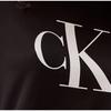 Calvin Klein Skin-Friendly Comfortable Letter Logo Crew Neck Short Sleeve Regular T-Shirt Women Tops Black 40909WP-001