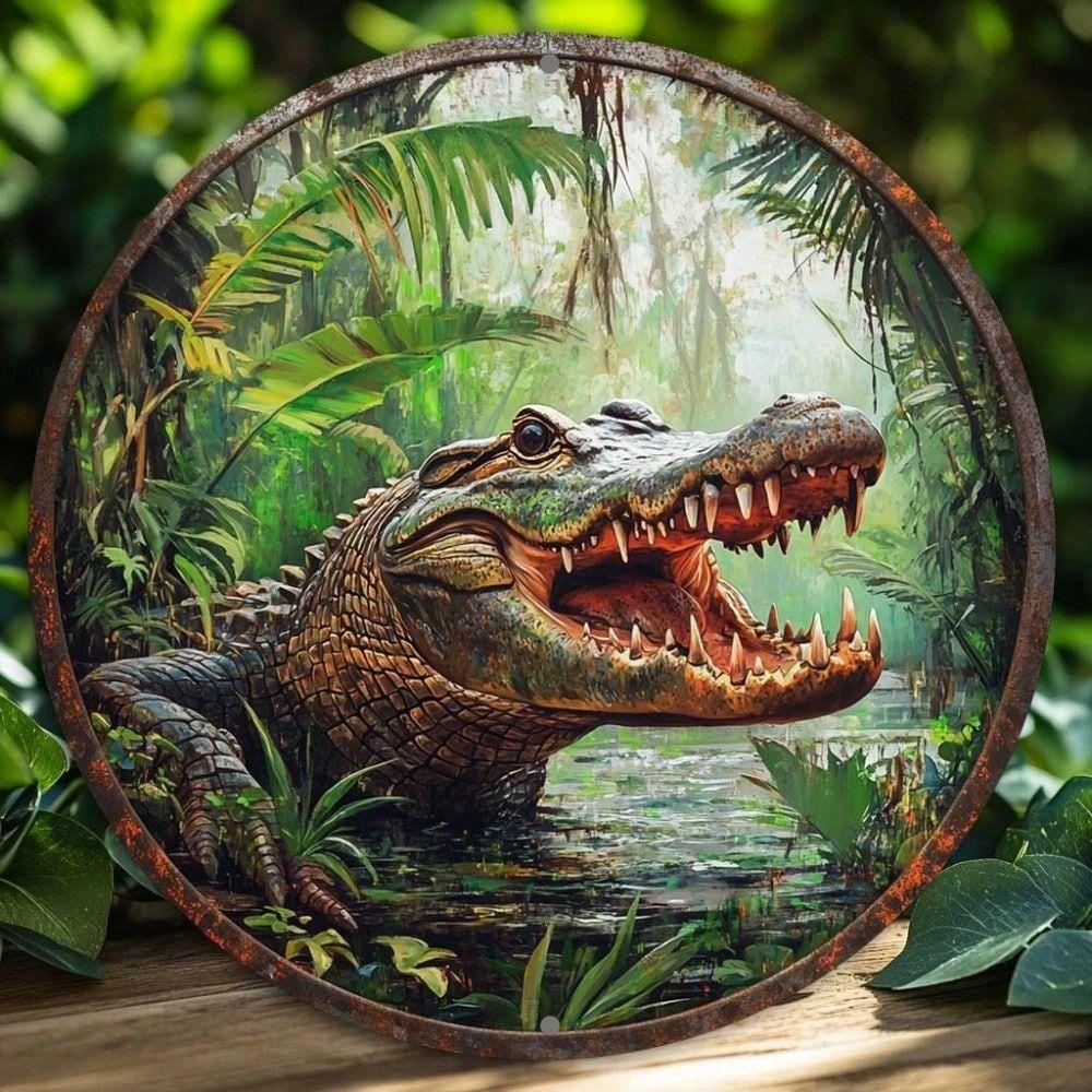 Metal Tin Sign Retro Art 20x20cm Home Wall Decor