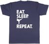 Eat Sleep Karate Repeat Unisexs Unisexs Ladies Unisex TShirt