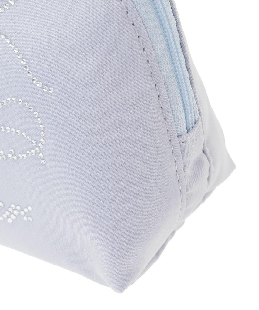 Maison de FLEUR Shiny Ribbon Round Pouch Bordeaux F Bag 08001166600 Pouch/Drawstring