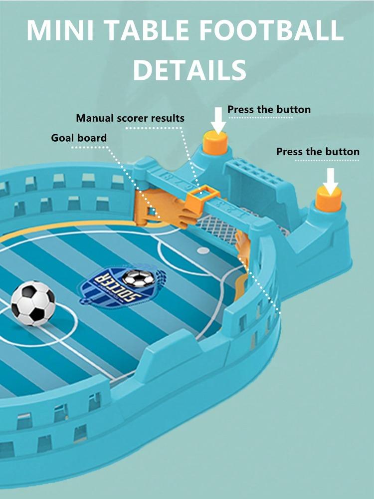 Soccer Board Game for Kids Mini Foosball Table Game Soccer Toys Indoor Family Party Perfect Birthday Sports Gift for Boys Girls