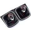 For VW Golf MK5 MK6 Golf 5 6 Rabbit Jetta MK6 2010 2011 - 2014 Styling 5 6 Speed Leather Car Gear Shift Knob Stick Dust Cover