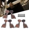 6Pcs Guitar Locking Tuners Tuning Pegs for Full Enclosed Electric Guitars AccessoriesAntique Copper
