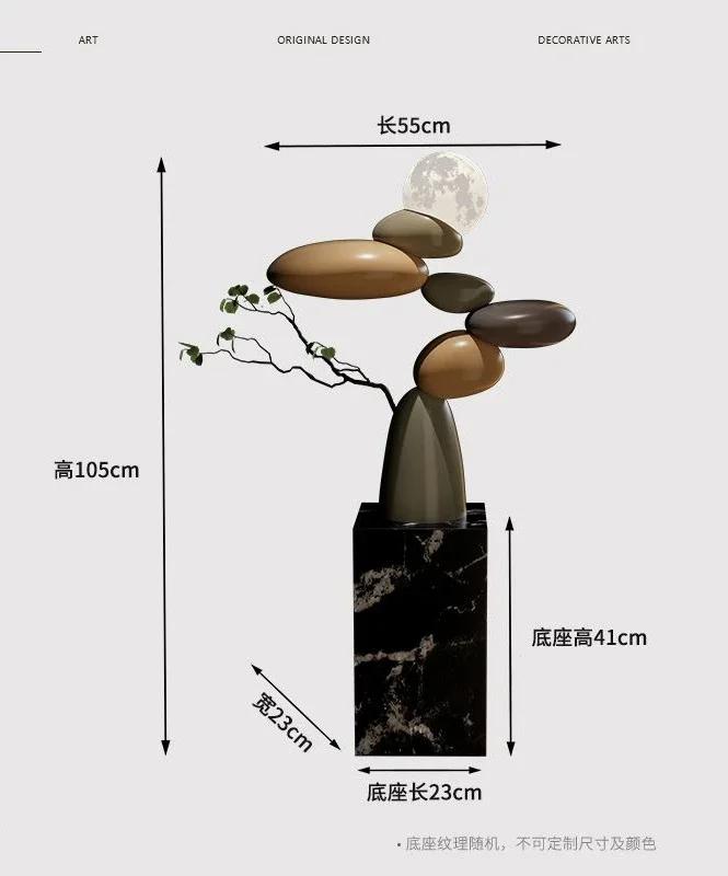 Pure natural operation of high-end indoor bedroom decorations Housewarming gift bedroom hallway decoration living room