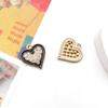 Herzförmiger Diamantanhänger & Ohrringe: Handgefertigtes Valentinstags-Schmuckzubehör
