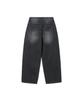 ADHOC Men'S Baggy Fit Denim Pants (Black) (Hc2Dp02)
