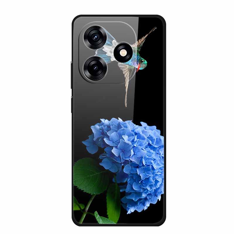 Glass Case For Honor X5c Plus Case Soft Bumper Hard Tempered Glass Back Cover For Honor X5c Plus Play 10A Phone Case X 5 C Plus