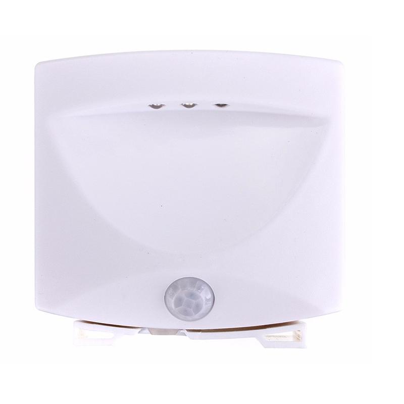 3 LED Indoor Outdoor Motion Light Sensor Activated Induction Light Nightlight White#0