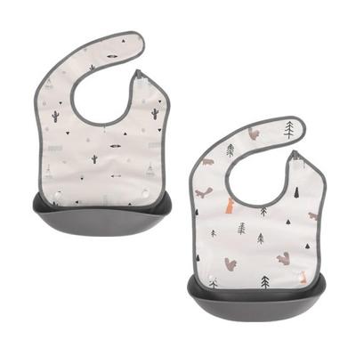 Nordico Kinder Bib 2p Forest Friend + 1 Desert Camping