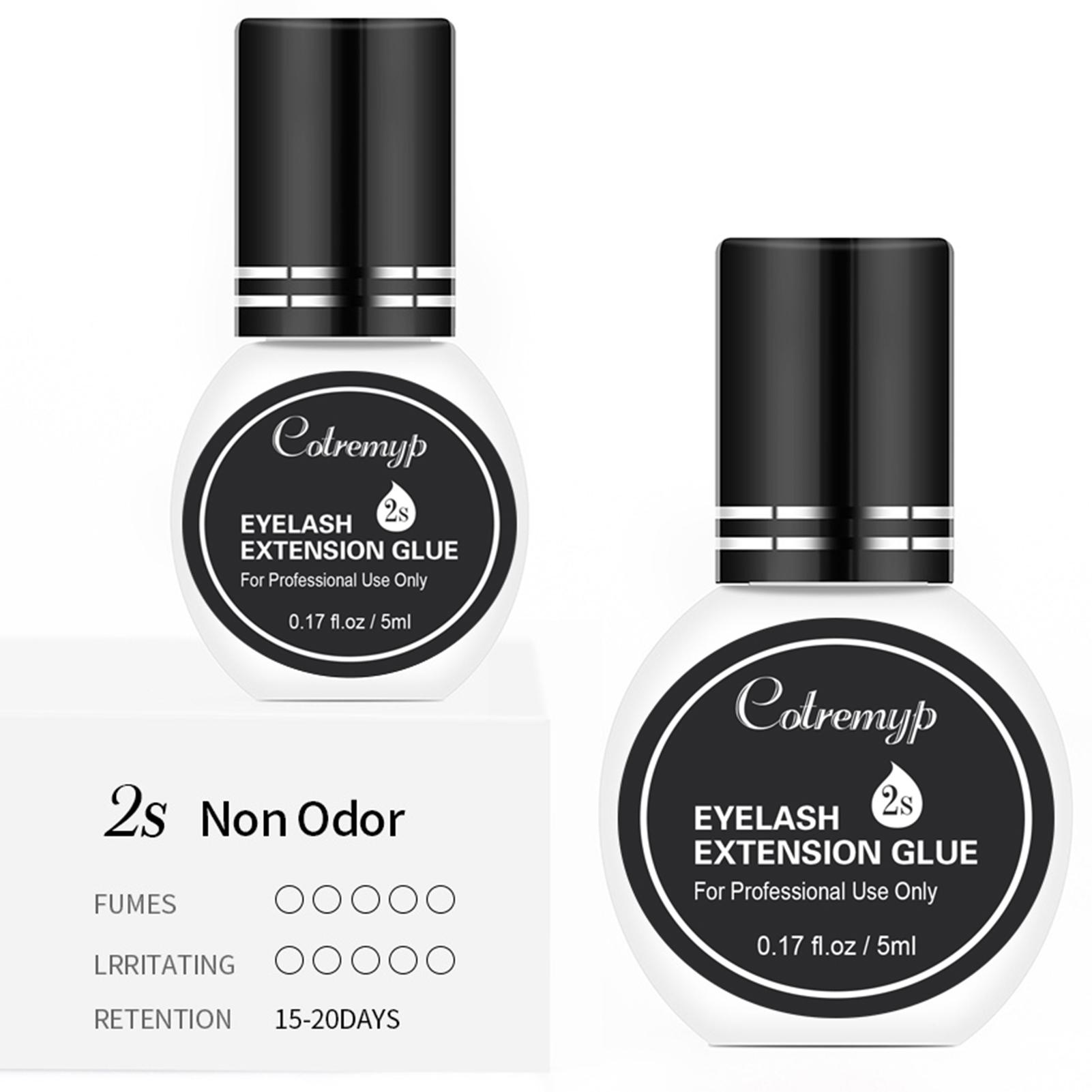 Quick-Drying Eyelash Glue Waterproof Long-Lasting Eyelash Glue for Home Beauty Salon Makeup Tool