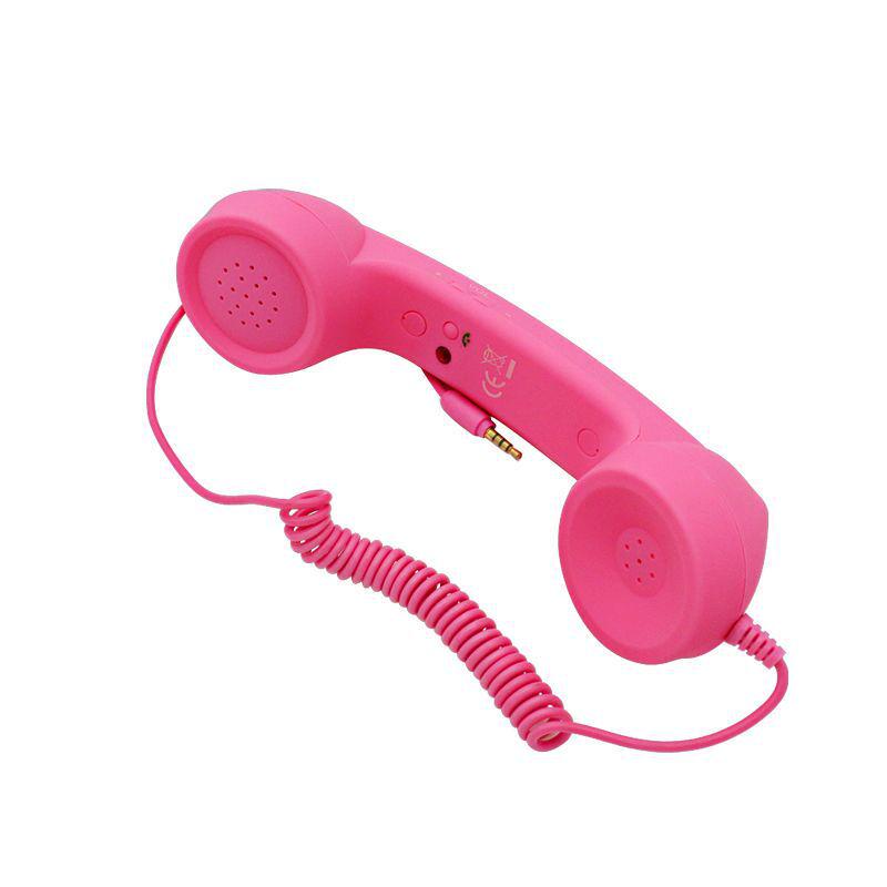 Retro Anti-Radiation Mobile Handset for Pregnant Women: Fashionable and Cool Phone Microphone