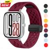 Silicone Strap for Redmi Watch 5 4 Magnetic Buckle Sports Band for Mi Band 9pro 8pro Correa Breathable Bracelet Accessories