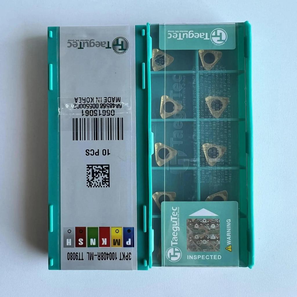 TaeguTec / 3PKT100408R-ML TT9080 /Original Genuine CNC Alloy Blade 10 PCS