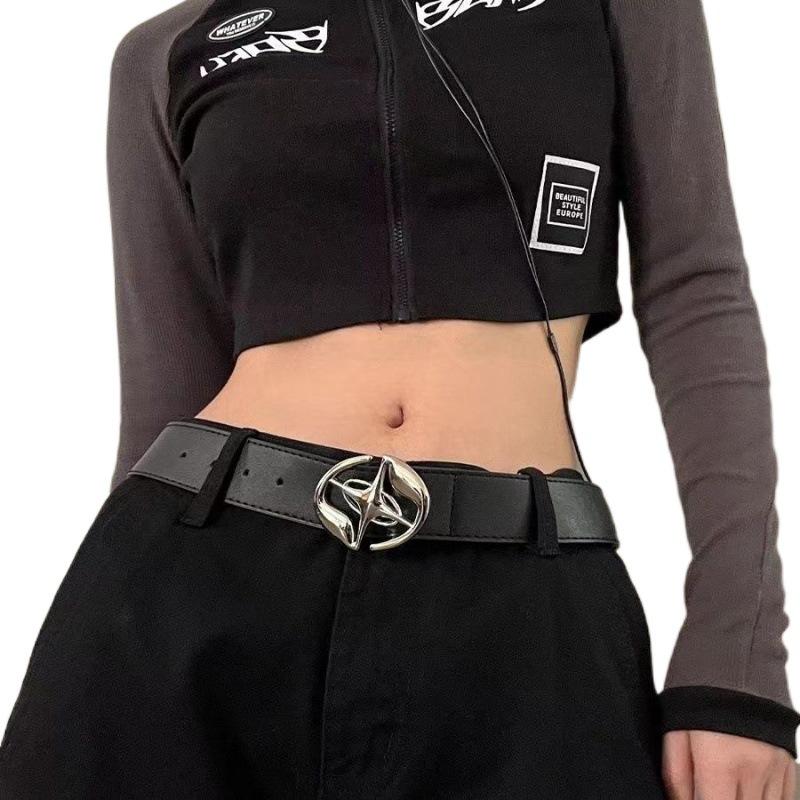Unisex Fashionable Retro Belt With Sturdy Metal Clip Ideal For Ensembles Stylish