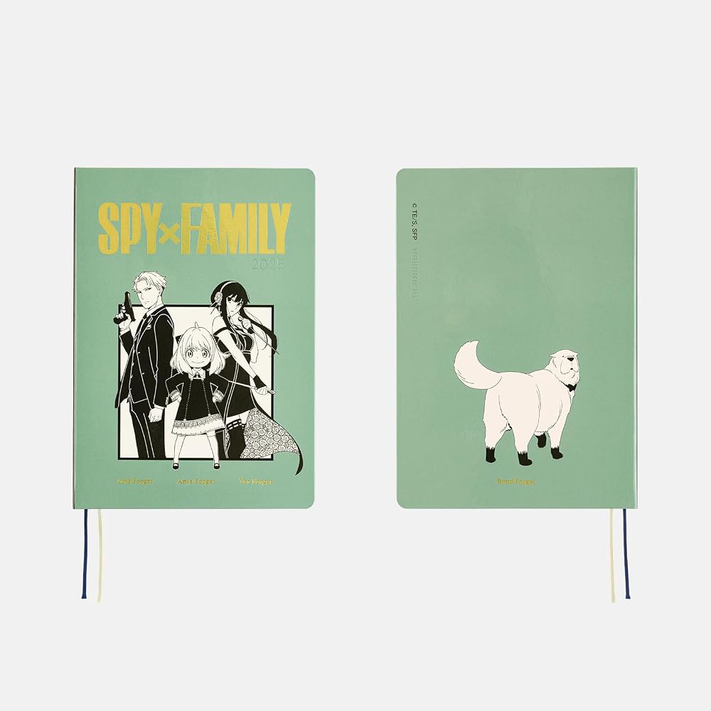 Hobonichi Notebook 2025 HON SPY X FAMILY/Forger Family ※ Domestic Stamp [A5/1 Day, 1 page/January...